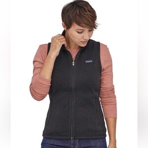 Patagonia Better Sweater Black Fleece Vest, like new!